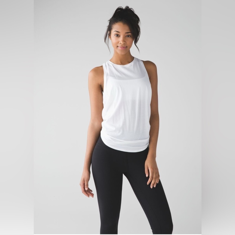Lululemon All Tied Up Tank (Pima Cotton)
White​​​​ - Picture 6 of 13